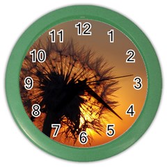Dandelion Wall Clock (color) by Siebenhuehner