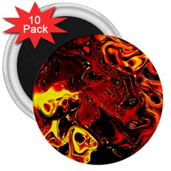 Fire 3  Button Magnet (10 Pack) by Siebenhuehner