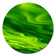 Green Magnet 5  (round) by Siebenhuehner