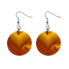 Love Mini Button Earrings by Siebenhuehner