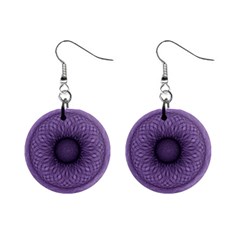 Mandala Mini Button Earrings by Siebenhuehner