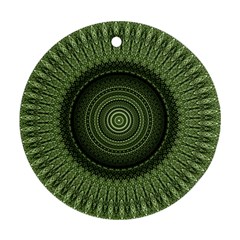 Mandala Round Ornament (two Sides) by Siebenhuehner
