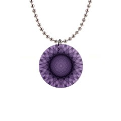 Mandala Button Necklace by Siebenhuehner
