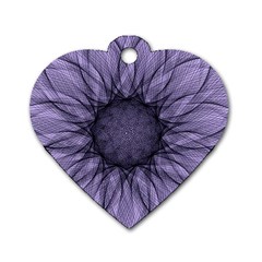 Mandala Dog Tag Heart (two Sided) by Siebenhuehner
