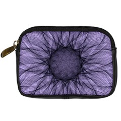 Mandala Digital Camera Leather Case by Siebenhuehner