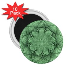 Spirograph 2 25  Button Magnet (10 Pack) by Siebenhuehner