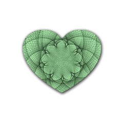 Spirograph Drink Coasters 4 Pack (heart)  by Siebenhuehner