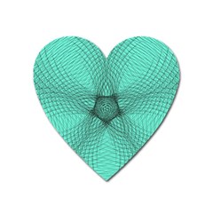 Spirograph Magnet (heart) by Siebenhuehner