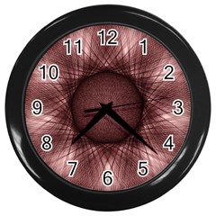 Spirograph Wall Clock (black) by Siebenhuehner