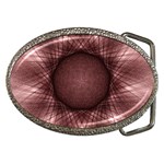 Spirograph Belt Buckle (Oval) Front