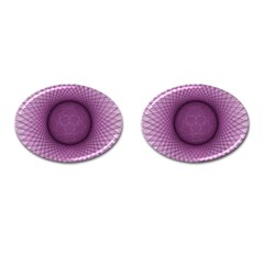 Spirograph Cufflinks (oval) by Siebenhuehner