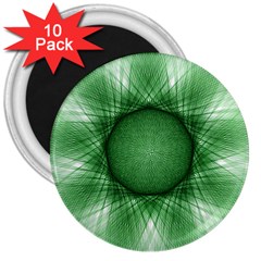 Spirograph 3  Button Magnet (10 Pack) by Siebenhuehner
