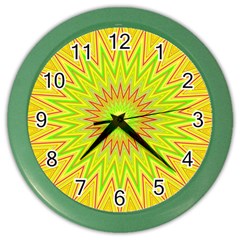 Mandala Wall Clock (color) by Siebenhuehner