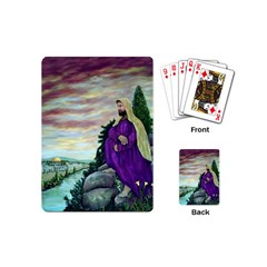 Jesus Overlooking Jerusalem - Ave Hurley - Artrave - Playing Cards (mini) by ArtRave2