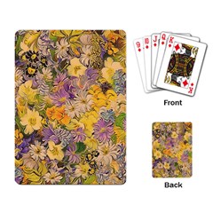 Spring Flowers Effect Playing Cards Single Design by ImpressiveMoments