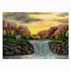 Brentons Waterfall - Ave Hurley - Artrave - Glasses Cloth (large, Two Sided) by ArtRave2