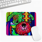 Pug Small Mouse Pad (Rectangle) Front