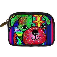 Pug Digital Camera Leather Case by Siebenhuehner