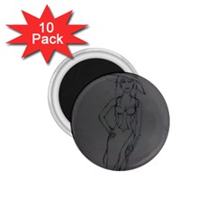 Witchy 1 75  Button Magnet (10 Pack) by WispsofFantasy