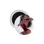 Miss Bunny in red lingerie 1.75  Button Magnet Front