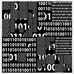 Beauty of Binary Canvas 20  x 20  (Unframed) 19 x19.27  Canvas - 1