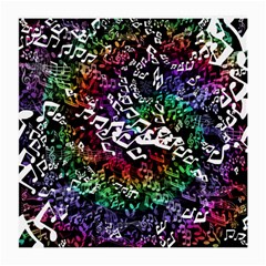 Urock Musicians Twisted Rainbow Notes  Glasses Cloth (medium, Two Sided) by UROCKtheWorldDesign
