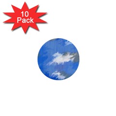 Abstract Clouds 1  Mini Button (10 Pack) by StuffOrSomething