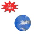 Abstract Clouds 1  Mini Button (10 pack) Front