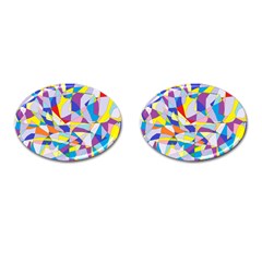 Fractured Facade Cufflinks (oval) by StuffOrSomething