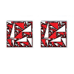 Titillating Triangles Cufflinks (square) by StuffOrSomething