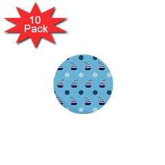 Summer Sailing 1  Mini Button (10 Pack) by StuffOrSomething