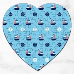 Summer Sailing Jigsaw Puzzle (heart) by StuffOrSomething