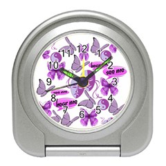 Invisible Illness Collage Desk Alarm Clock by FunWithFibro