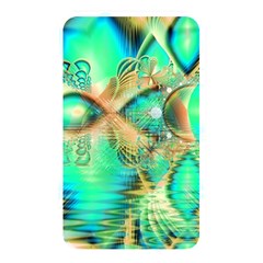Golden Teal Peacock, Abstract Copper Crystal Memory Card Reader (rectangular) by DianeClancy