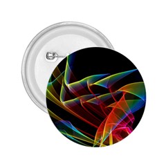 Dancing Northern Lights, Abstract Summer Sky  2 25  Button by DianeClancy