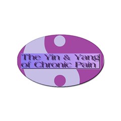 Yin & Yang Of Chronic Pain Sticker 100 Pack (oval) by FunWithFibro