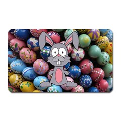 Easter Egg Bunny Treasure Magnet (rectangular) by StuffOrSomething