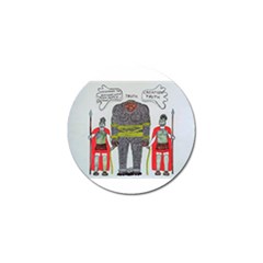 Big Foot 2 Romans Golf Ball Marker 4 Pack by creationtruth