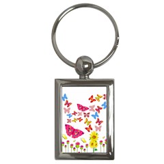 Butterfly Beauty Key Chain (rectangle) by StuffOrSomething