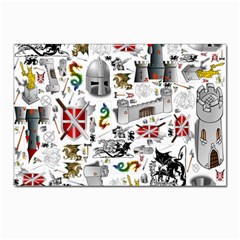 Medieval Mash Up Postcard 4 x 6  (10 Pack) by StuffOrSomething