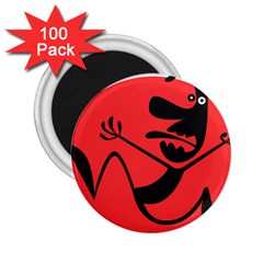 Running Man 2 25  Button Magnet (100 Pack) by StuffOrSomething