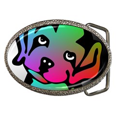 Dog Belt Buckle (oval) by Siebenhuehner
