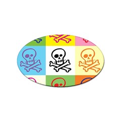 Skull Sticker 100 Pack (oval) by Siebenhuehner