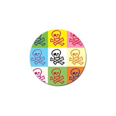Skull Golf Ball Marker by Siebenhuehner