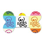 Skull Dog Tag Bone (One Sided) Front