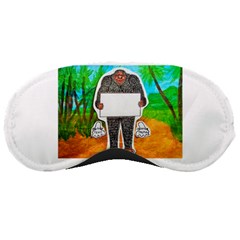 Yowie H,text In Aussie Outback, Sleeping Mask by creationtruth