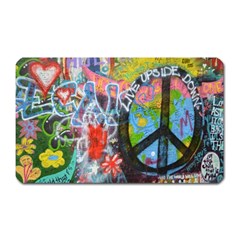 Prague Graffiti Magnet (rectangular) by StuffOrSomething