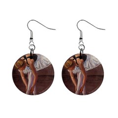 Ballerina Mini Button Earrings by TonyaButcher