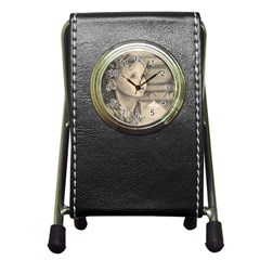 Light1 Stationery Holder Clock by TonyaButcher