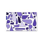 Silly Purples Sticker (Rectangle) Front